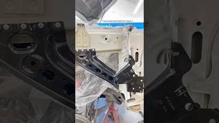 Wheelhouse panel collisionrepair bodyshop bodymic replacement collision [upl. by Allmon213]