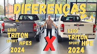 MITSUBISHI L200 TRITON SPORT HPE 2024 VS L200 TRITON SPORT HPES 2024 [upl. by Amej]