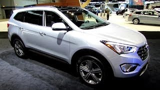 2014 Hyundai Santa Fe Limited AWD  Exterior and Interior Walkaround  2014 Chicago Auto Show [upl. by Adidnere563]