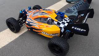 Running HSP Nitro RC Buggy For The First Time Part 2 [upl. by Eeimaj]