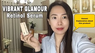 VIBRANT GLAMOUR RETINOL SERUM REVIEW AND UNBOXING  EXPLANATION ABOUT THE PRODUCT [upl. by Leopoldeen138]