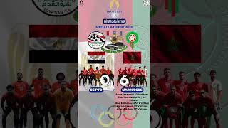 JuegosOlimpicosParis2024 FutbolMasculino TeecerPuesto Egipto 0  6 Marruecos Medalladebronce [upl. by Jasisa390]