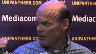 UNI Football Press Luncheon  Nov 3 2014  UNI offense  NDSU differences [upl. by Abra]