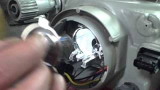 2002 SAAB 93 Headlight Bulb Replacement [upl. by Bart705]