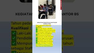 shorts shortvideo shortviral loker DI Butuhkan Staff Purchasing [upl. by Soirtemed]