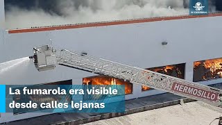 Impresionante incendio en tienda de telas Parisina dentro de centro comercial en Hermosillo [upl. by Andrea381]