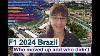 F1 2024 Brazil  Who moved up and who didnt [upl. by Lombardi590]