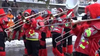 Fasnacht Guggerträffe Uznach SG Switzerland  17012016 [upl. by Ecaj]