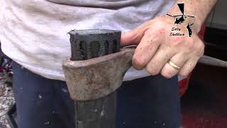 How to replace mattockpick handle [upl. by Ardys]