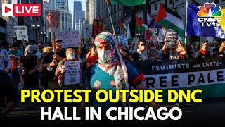 DNC 2024 LIVE Hundreds of Activists Protest in Chicago at Democratic Convention Day 1  Gaza N18G [upl. by Teragram]