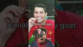 You thought football messi goat cr7 [upl. by Airdnek877]