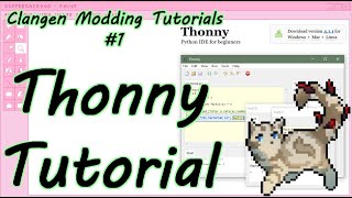 Thonny Clangen Tutorial [upl. by Placeeda]