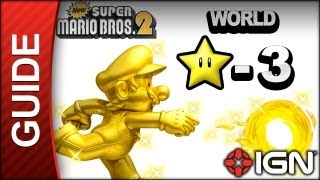 New Super Mario Bros 2  Moon Coin Guide  World Star3  Walkthrough [upl. by Gile]