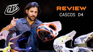 Review  Cascos Troy Lee Designs D4 [upl. by Norab]