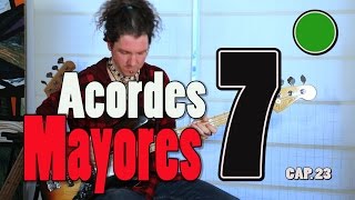 ¿CÓMO TOCAR ACORDES MAYORES 7 AL BAJO  Bajo para Principiantes [upl. by Templer413]