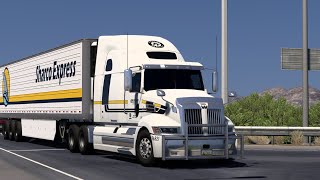 Western Star 5700XE 600 hp Freight Delivery  American Truck Simulator [upl. by Yrrag722]