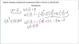 Zadanie 5 Wyznaczanie współczynnika wielomianu [upl. by Odarnoc]