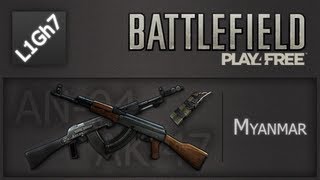 Battlefield Play4Free  AK47AN94 3  C4  Myanmar [upl. by Brett]