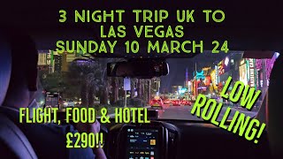 HOW TO DO UK to VEGAS ON A LOW BUDGET  Day 1 [upl. by Tirzah367]