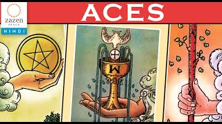 How to Read the Aces  Tarot Cards  Hindi [upl. by Arul611]