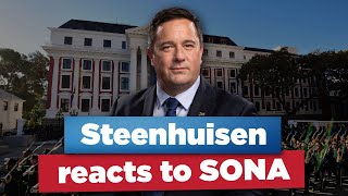 SONA 2024 reaction from DA Leader John Steenhuisen [upl. by Siloa]