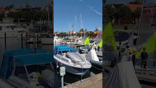 Viken harbour Viken Sweden 1 sweden sverige harbour harbor sailing [upl. by Eanaj739]