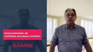 Automatisation de multiples processus métiers  1 minutes avec le groupe Samse [upl. by Ingar]