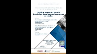 Seminario Violencia doméstica e ingresos laborarles [upl. by Lapham515]