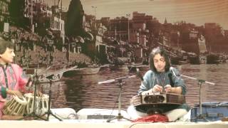 Shri Abhay Rustum Sopori gives a santoor recital during the Ganga Mahotsav on December 16 2013 [upl. by Alano]