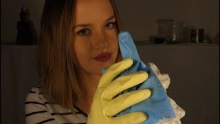 Different Gloves No talk Hand Movements Face Massage [upl. by Irreg137]