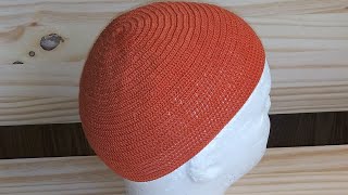 Kippa A crotchet paso a paso Estilo fasil y rapido [upl. by Rae930]