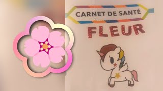 carnet de santé de Fleur [upl. by Ayres349]