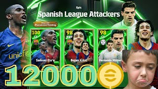 Can I get double booster epic Eto’o   pack opening efootball 2025 mobile [upl. by Aitam766]