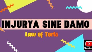 Injuria Sine Damno or Injuria Sine Damnum with Case Laws Law of Torts [upl. by Sivet]