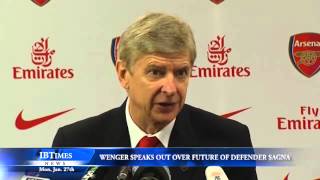 Wenger Speaks Out Over Future of Defender Sagna [upl. by Sherrie600]