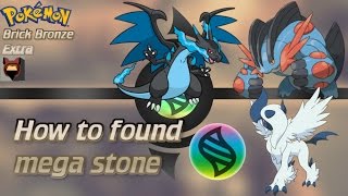 Roblox Pokemon Brick bronze Extra How to found Megastone [upl. by Eissel]