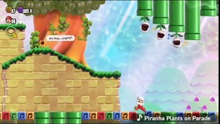 Super Mario Wonder  Piranha Plant sings quottoreador marchquotThe Fnaf Song [upl. by Yrogerg277]