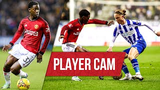 A Man Of The Match Display 🤩  Kobbie Mainoo Player Cam 🎥  Wigan 02 Man Utd [upl. by Aviv]