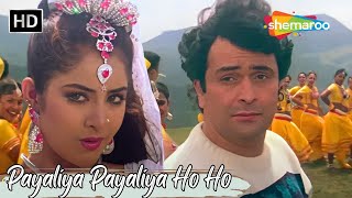 Payaliya Payaliya Ho Ho  Divya Bharti Rishi Kapoor Hit Songs  Alka Yagnik Romantic Song  Deewana [upl. by Wieren360]