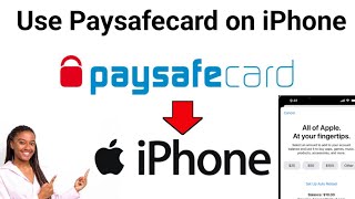 How To Use Paysafecard on IPhone 2024 [upl. by Rockwood]