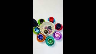 Oddly satisfying colorful wooden ballsreversemarblesasmr [upl. by Latreshia]