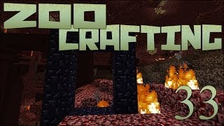 Trapped in the Nether 🐘 Zoo Crafting Episode 33 [upl. by Sone]