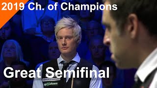 Grand Semifinal  Ronnie OSullivan vs Neil Robertson  2019 Champion of Champions  SF [upl. by Dhu673]