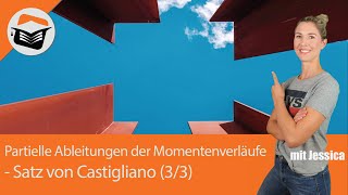 Satz von Castigliano  Partielle Ableitungen der Momentenverläufe  33  Einfach sehr gut erklärt [upl. by Kenta]