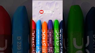 Plastic Crayons 🆚️Oil Pastels which colour is best 👍🏻trending shorts cDhananjoybez [upl. by Nicko]