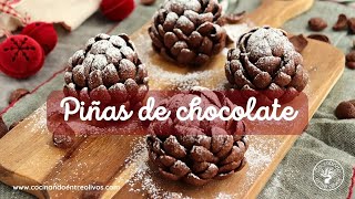 Receta de Piñas de chocolate con galletas y cereales ¡Muy fácil de hacer [upl. by Anelhtak]