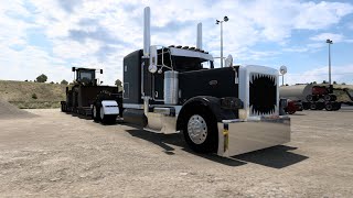 Odessa Texas To Fort Stockton Texas American Truck Simulator LOWBOY [upl. by Issim]