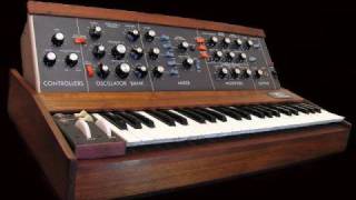 Vintage Synth Demo  Moog Minimoog [upl. by Ylrae]