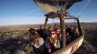 Sunrise Hot Air Ballooning in Temecula [upl. by Culliton]