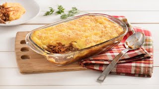 Escondidinho de Carne Desfiada com Purê de Batata e Mandioquinha  Receitas Nestlé [upl. by Ynattir276]